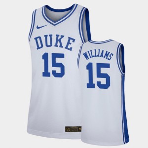 Men's Duke Blue Devils #15 Mark Williams Black White Cameron Brotherhood  Limited Split Edition College Basketball Jersey 157163-724